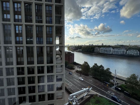 Park River View suite: View from the living room