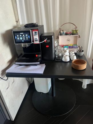 Coffee machine in the Ultimate space