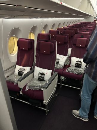 I  chose 16K which was fine except I had an overnight flight and I get very restless legs if I can’t stretch them out. I regret not choosing 17H although perhaps there’d be folks wanting to climb over you as soon as got to sleep so maybe there’s a “grass is always greener” thing going on.