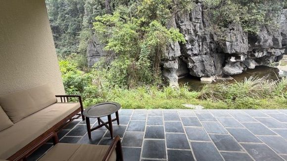 Larger terrace with lovely views