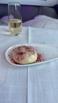 Black Doris Plum Cheesecake
