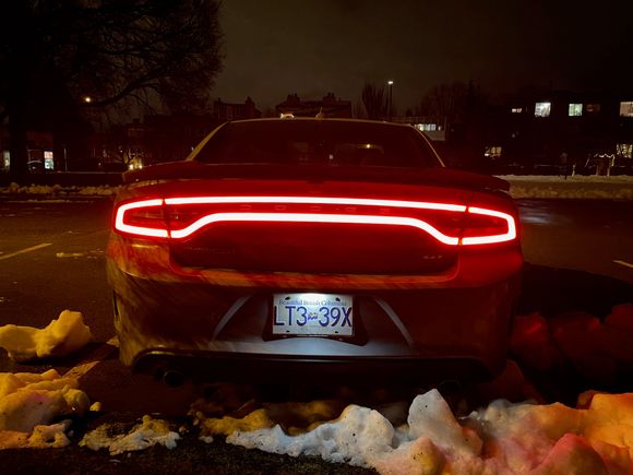 Tailights at night 