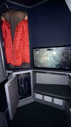 Coat closet. 