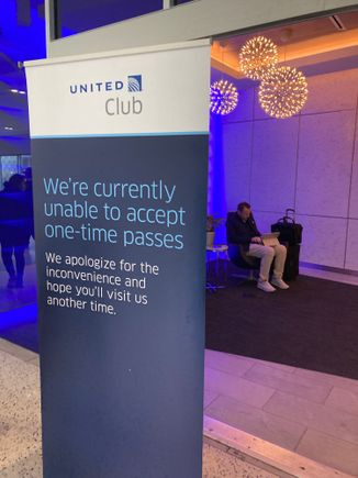 And double of dear.... a road warrior sitting in the club lobby entrance  usually indicates that there are no more free seats inside .....