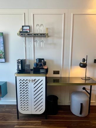 Coffee station and minibar