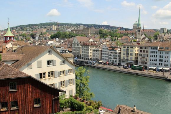View of Zurich from Lindenhof