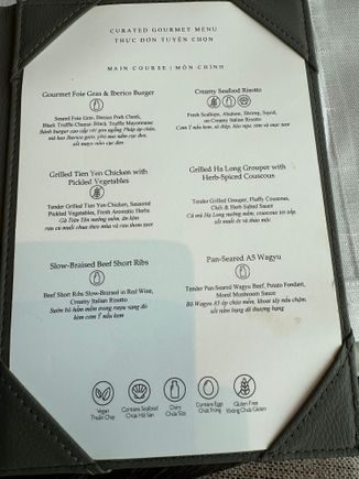 Lunch food menu
