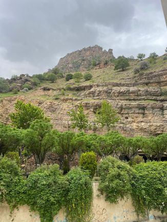 View from Geli Ali Beg parking lot