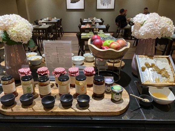 The buffet has something for everyone