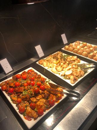 Hot food options this evening 