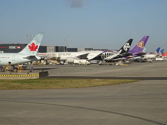 Star Alliance friends at LHR T2