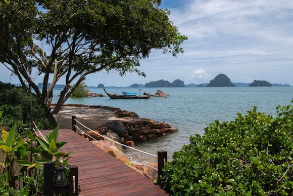 Beautiful views at high tide