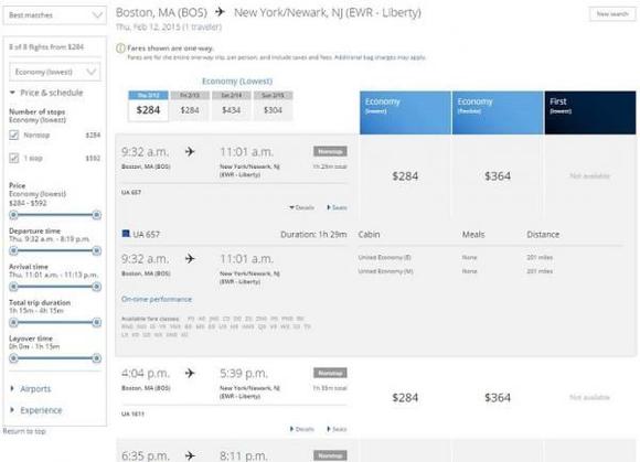 New United Booking