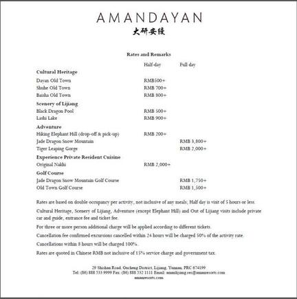 Amandayan Excursions