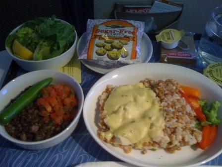 LCML HNL-SFO meal