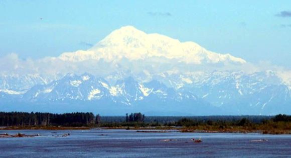 Denali from the train.