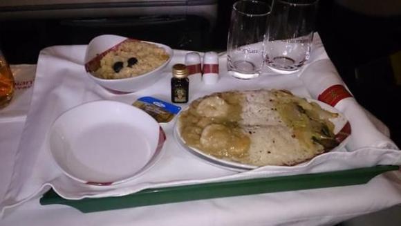 ADD LHR 787 Dinner