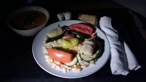 Vegetarian Meal LAX-JFK late night