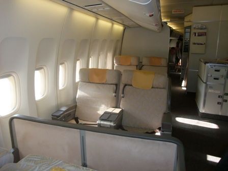 Their F seat from another flight