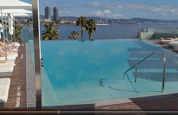 Pool with a view.