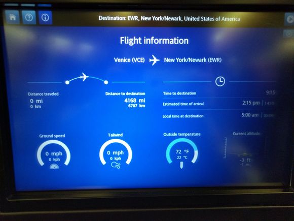 Some flight information.