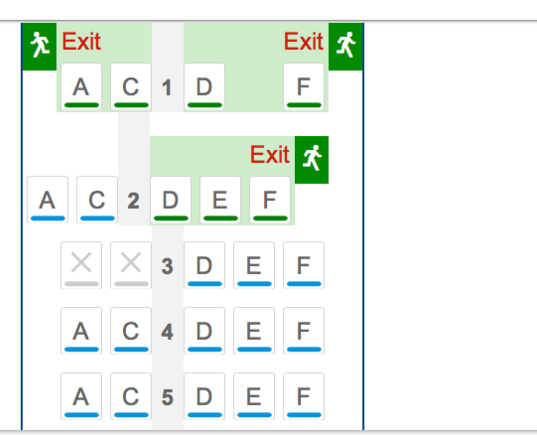 Seat map