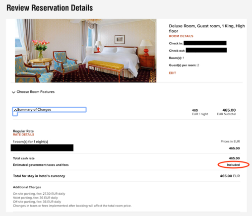 Marriott standard rate