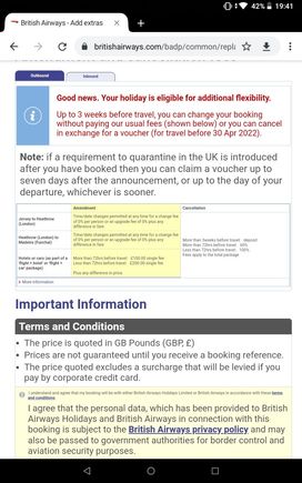 Thanks KARFA.  This is a screenshot of the information I am getting for the booking regarding cancellation policy I hope you can understand why  I am confused over 2hrs or three weeks notice of cancellation