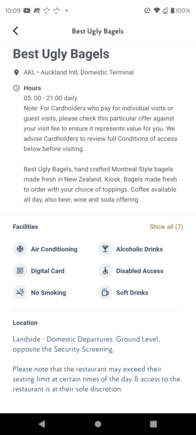 Priority restaurants 