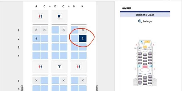Seat Map after Ticket ISSUED