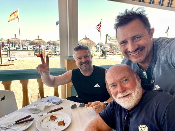 Great lunch with Jorge and Jack