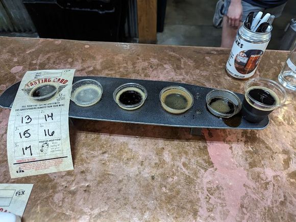 War Horse Brewing Flight 2 (with a bonus pour)