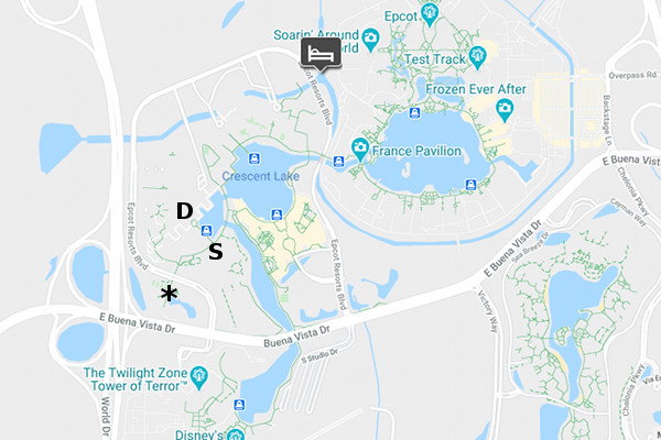 Walt Disney World Swan and Dolphin theme park drop off locations move to  charter lots following yesterday's switch to Mears shuttles