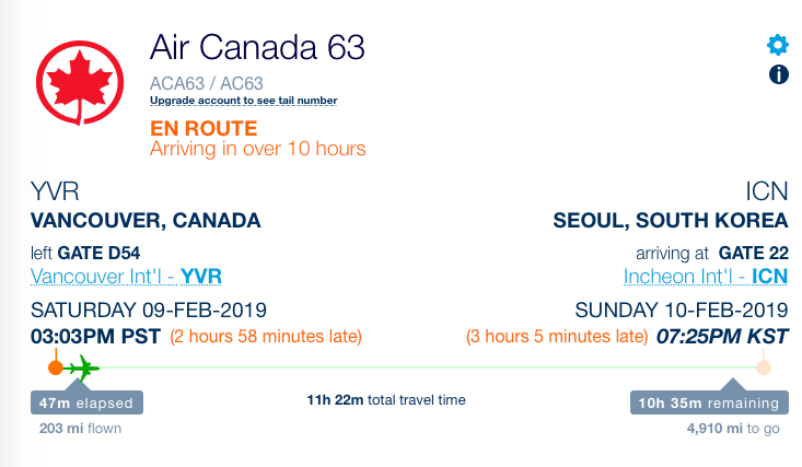 air canada baggage delay tracker