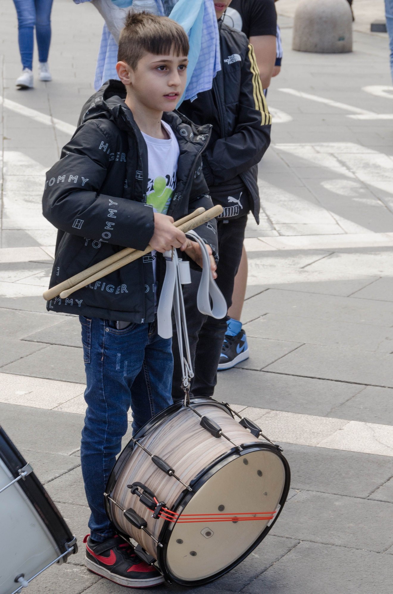 Festival drummer boy--I always see a little bit of my childhood self in them.