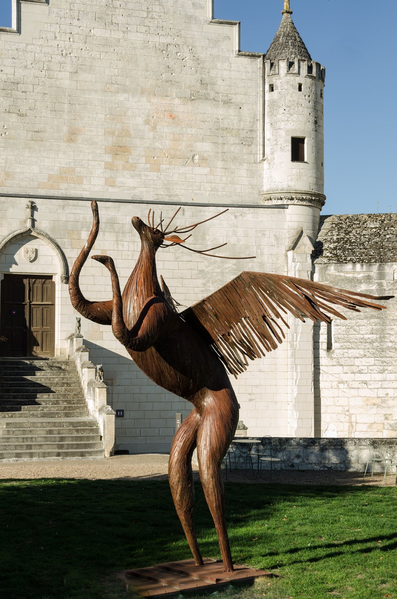 Sometimes the history gets mixed with abstract art installations.
