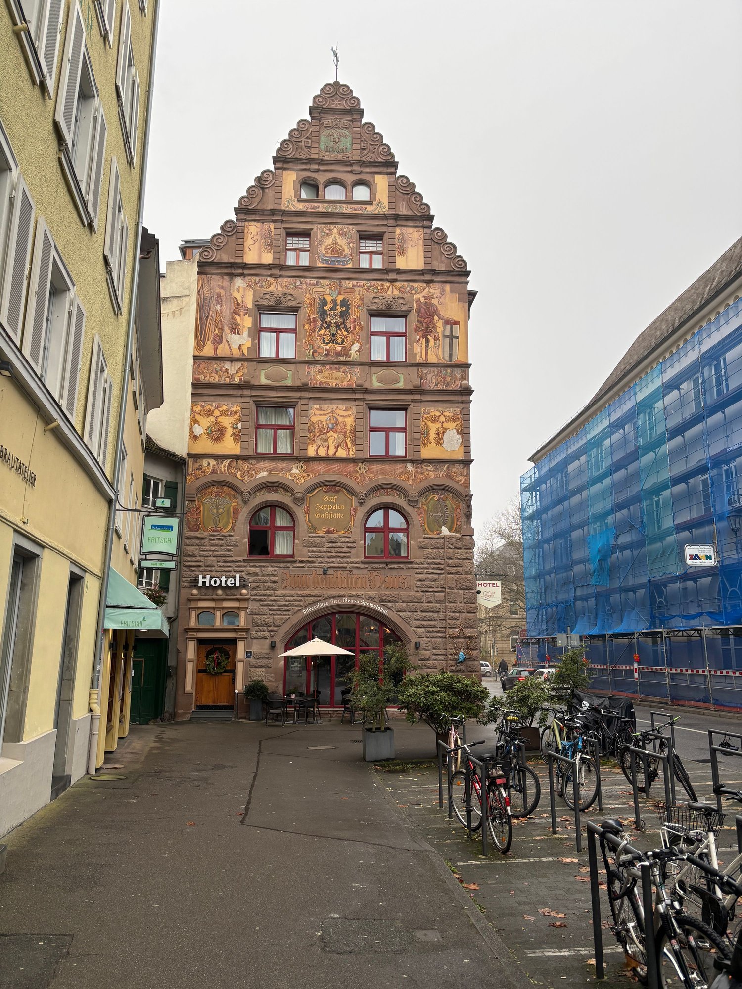 Hotel Graf Zeppelin - a long history as an inn.