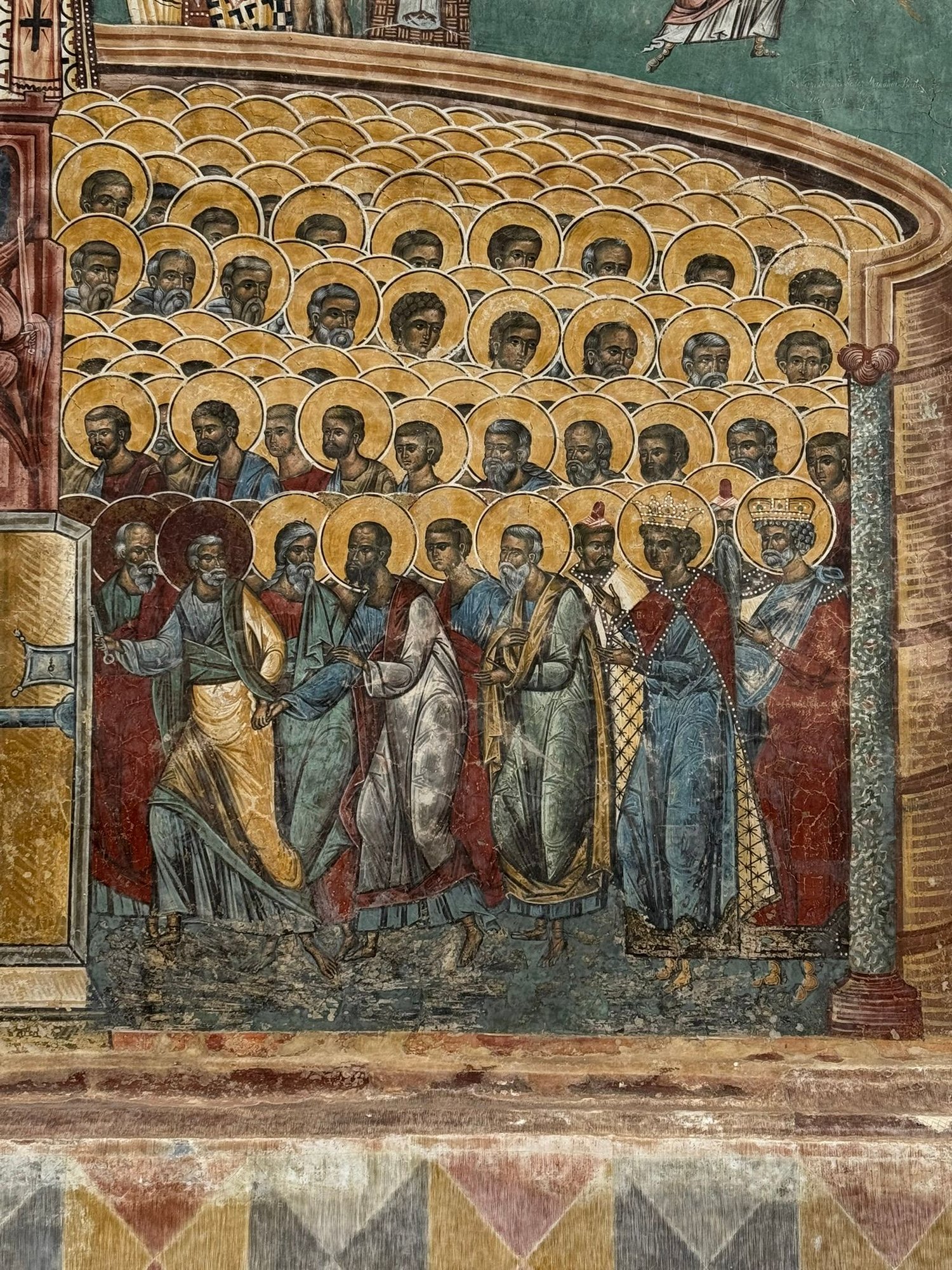 Close up detail of the Last Judgement