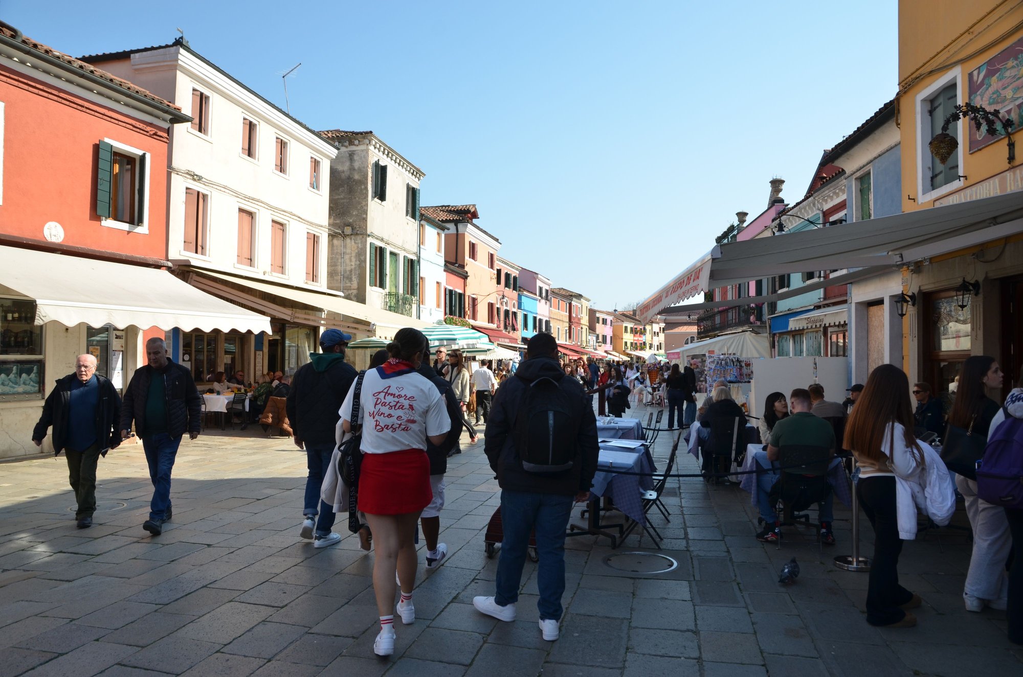 main street Burano