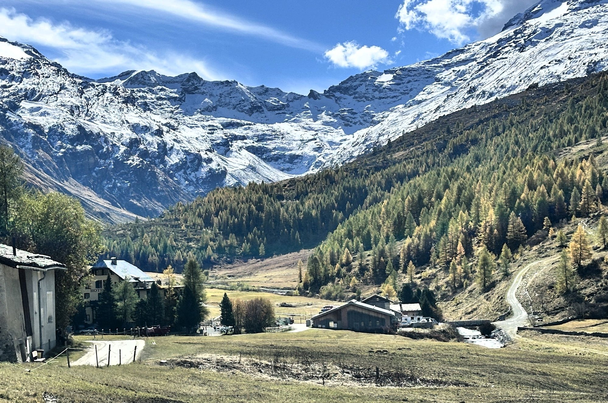 The walking back - Val Fex