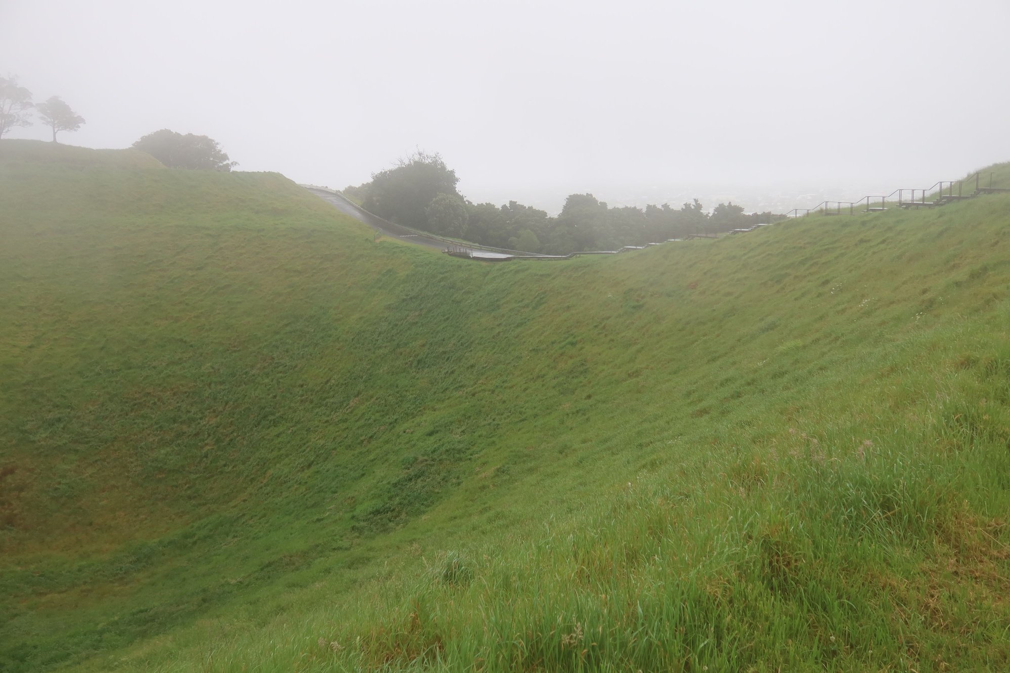 Crater atop Mt. Eden