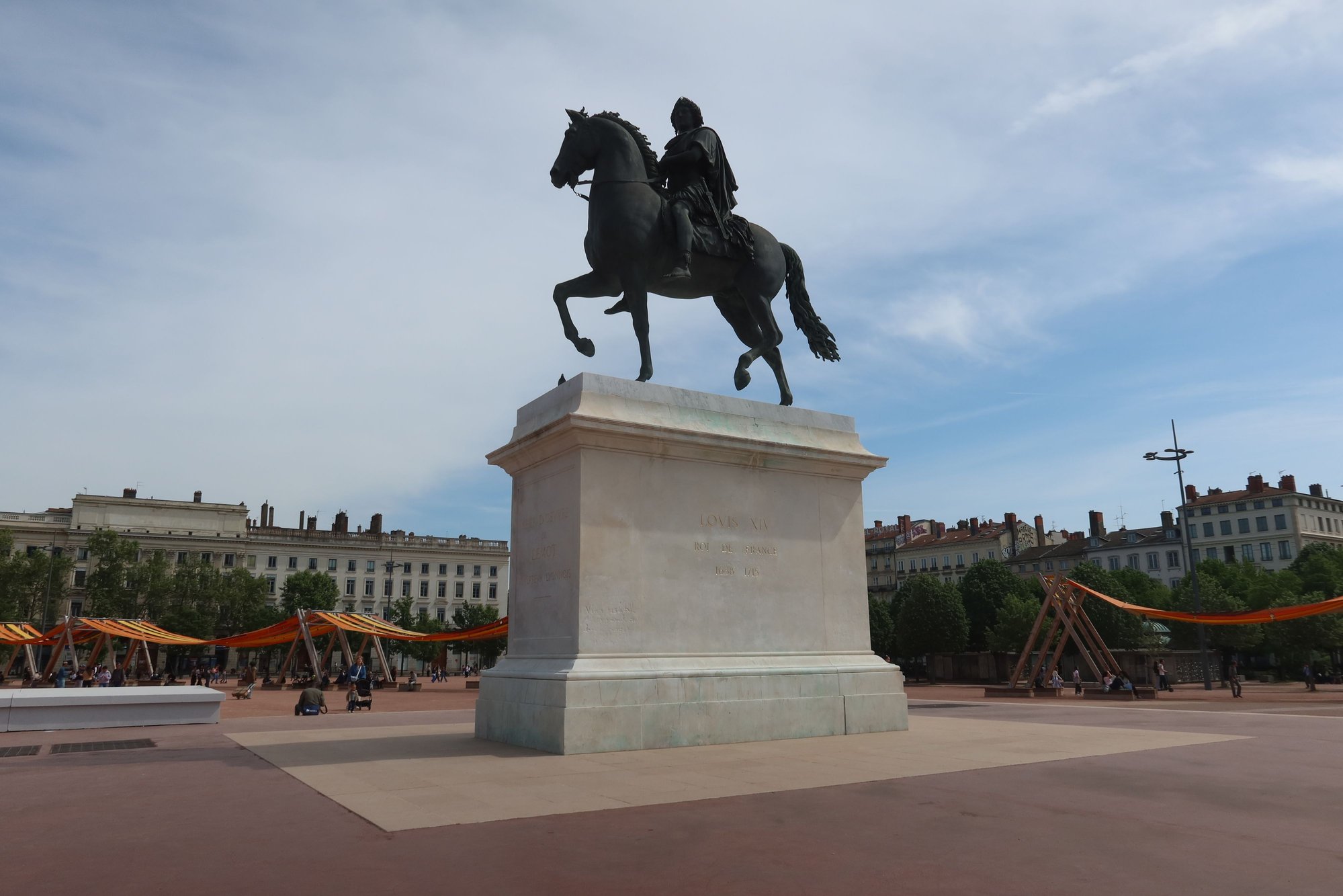 Statue of Louis XIV on Place Bellecour