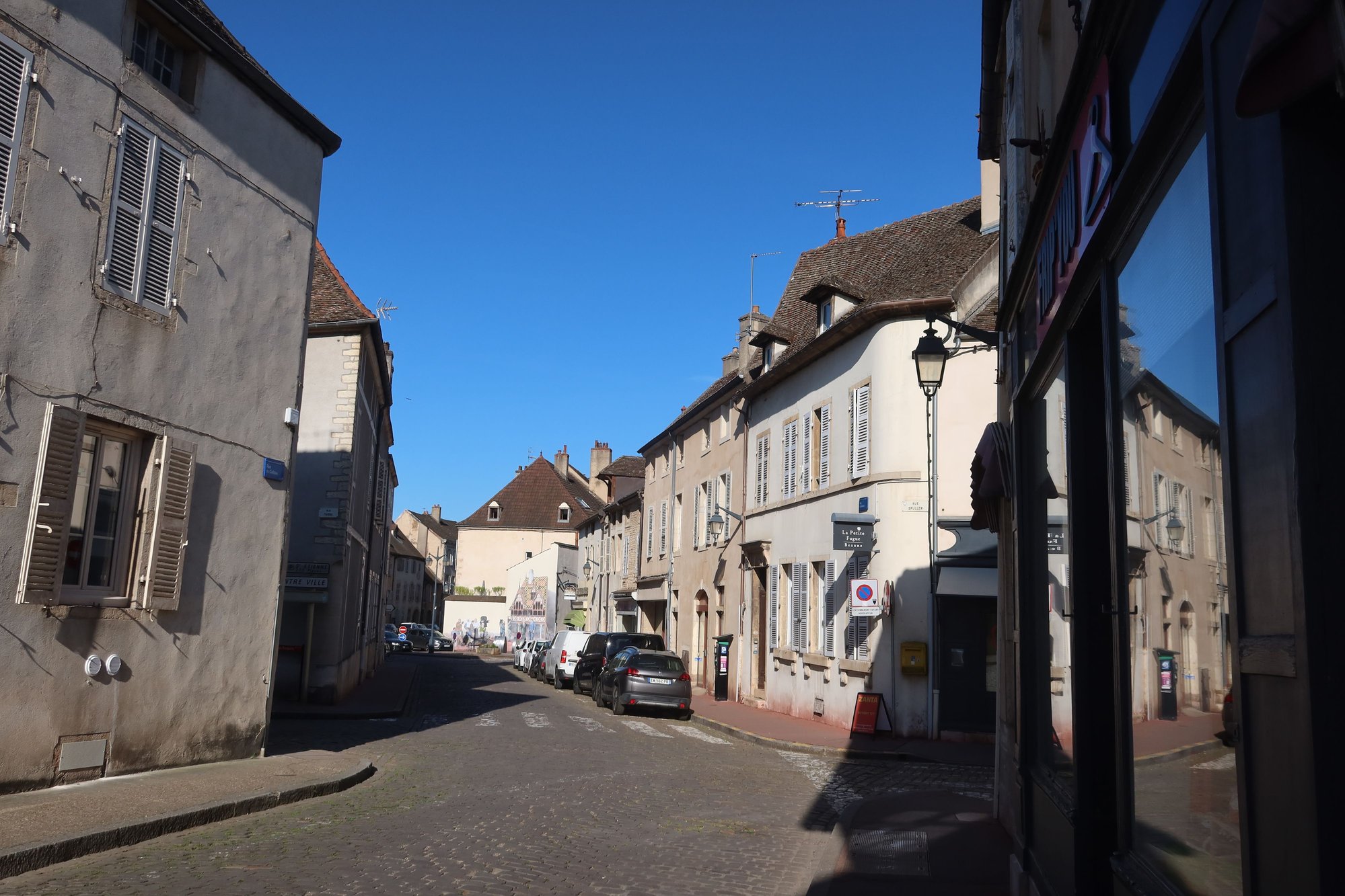 Street in Beaune's Historic Quarter