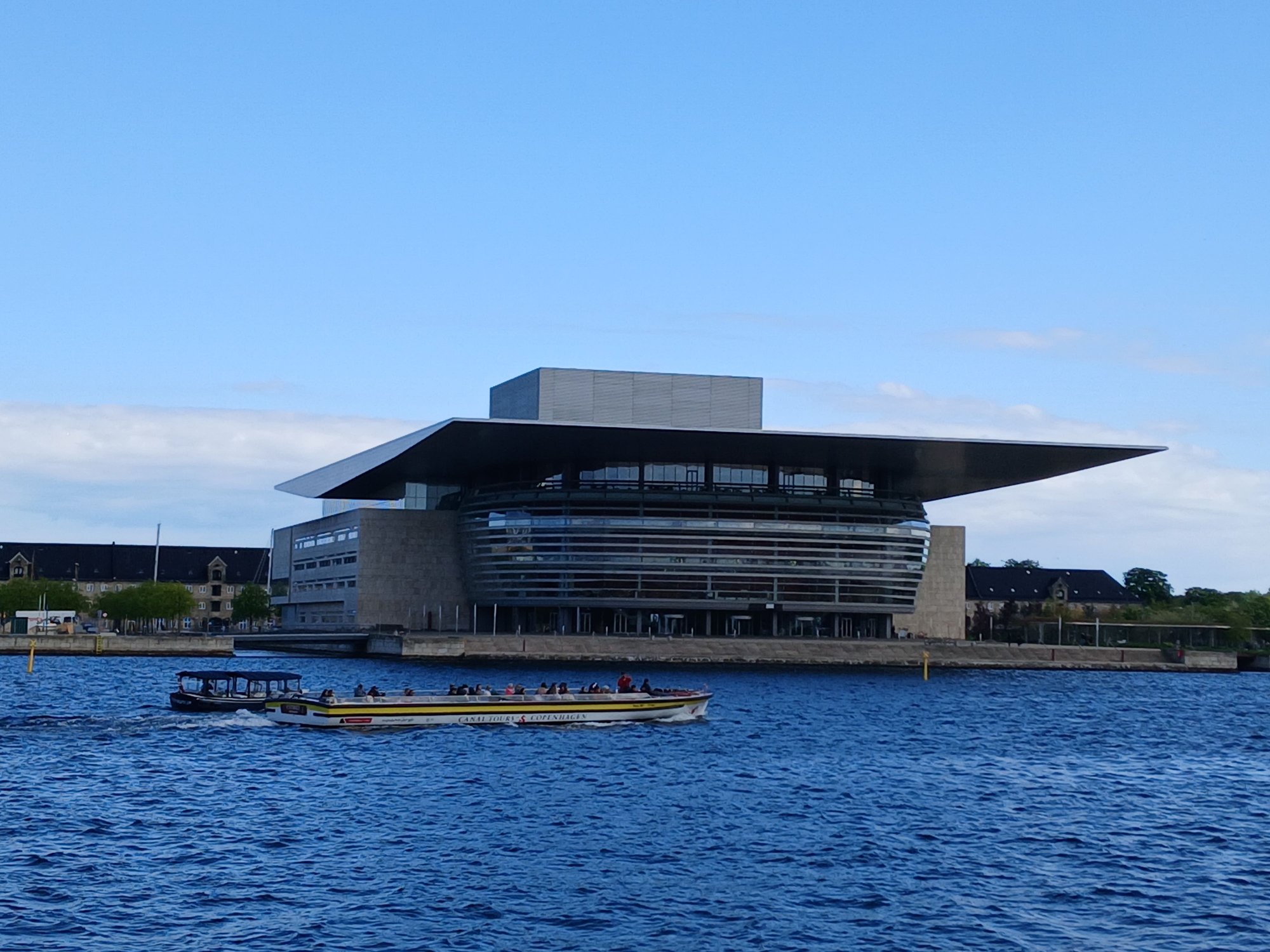 Views from across the water on our long walk  -the Opera House 