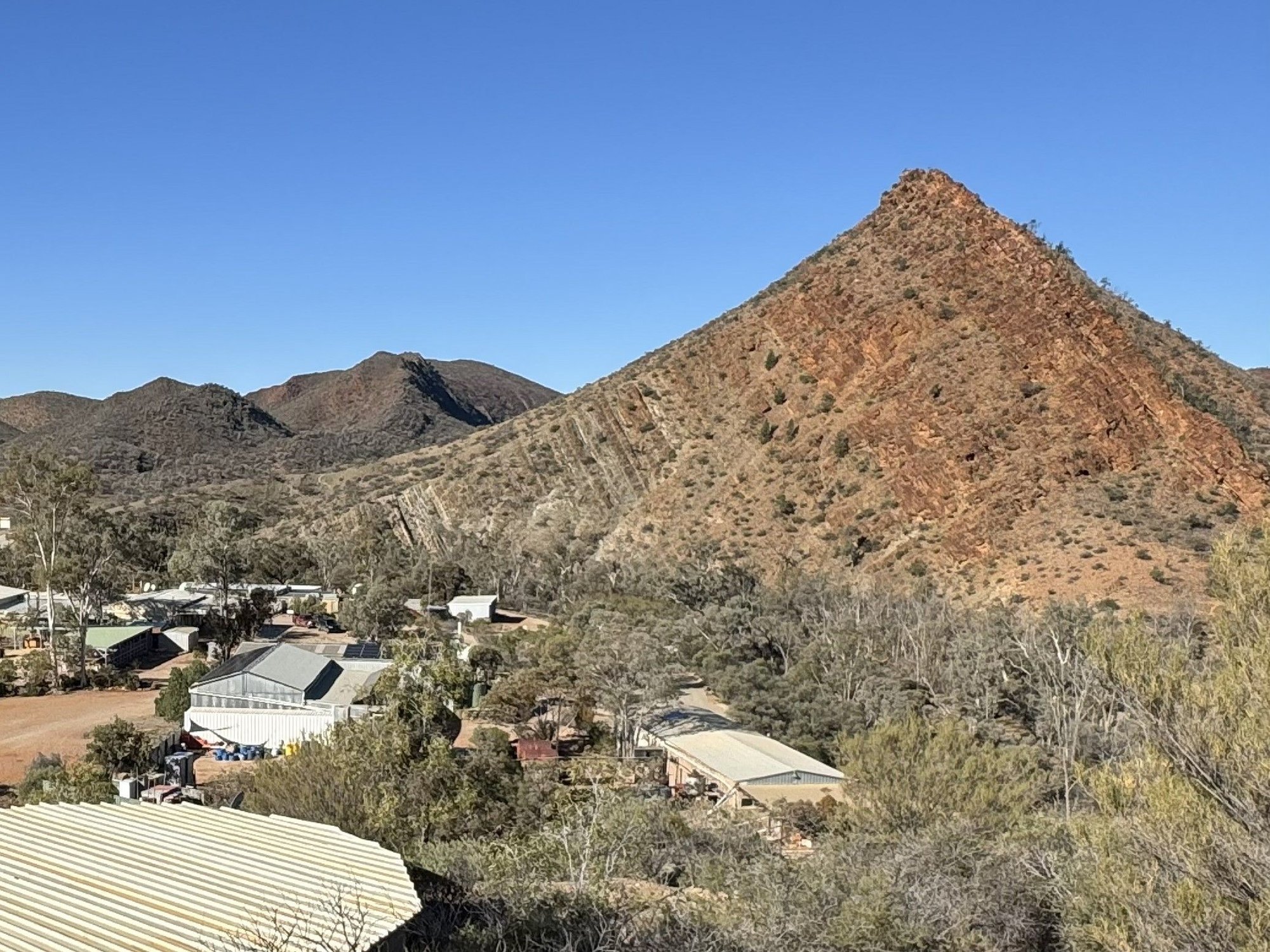 Griselda Hill from the observatory, the resort below.