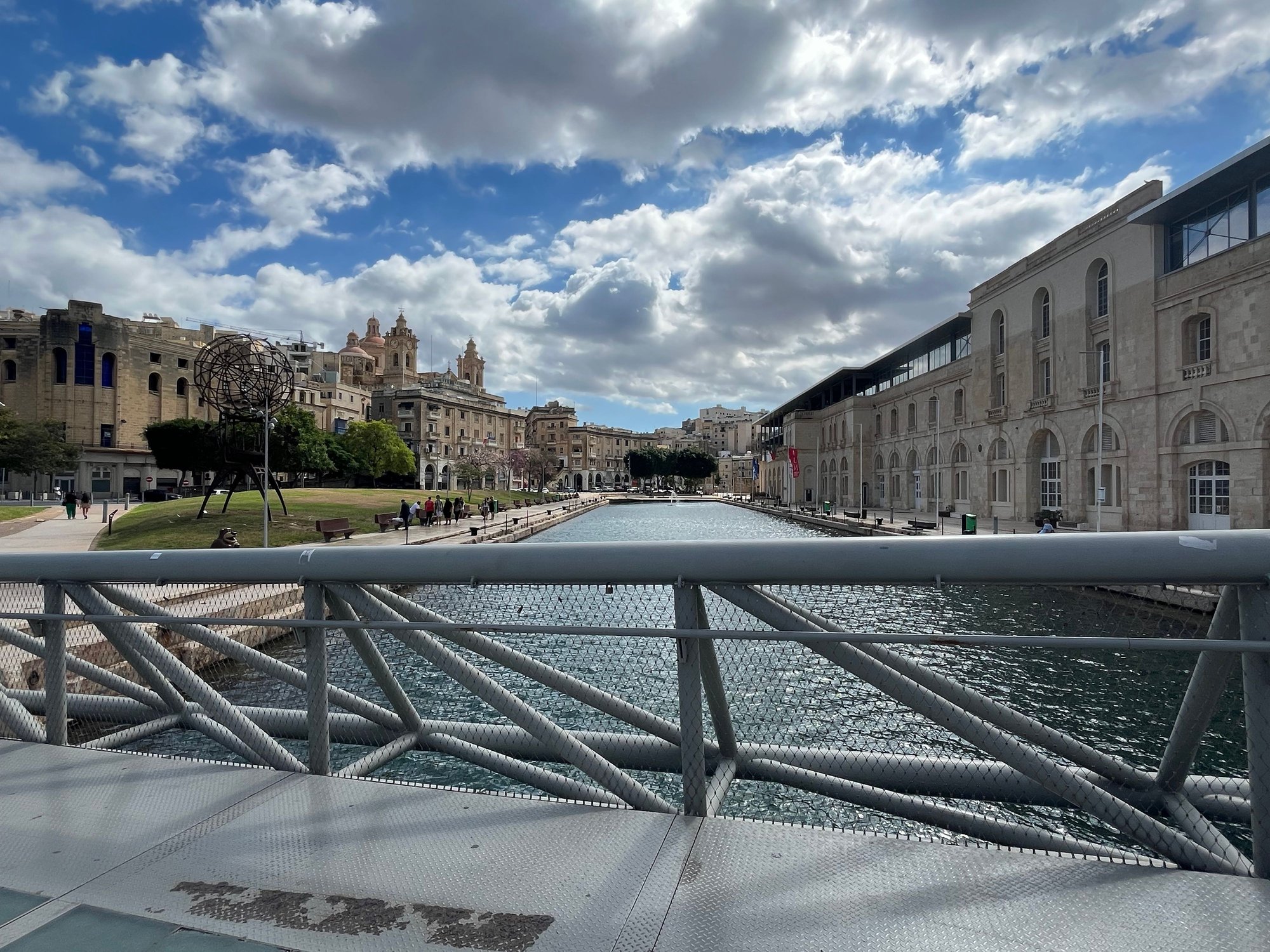 The bridge from Senglea to Cospicua