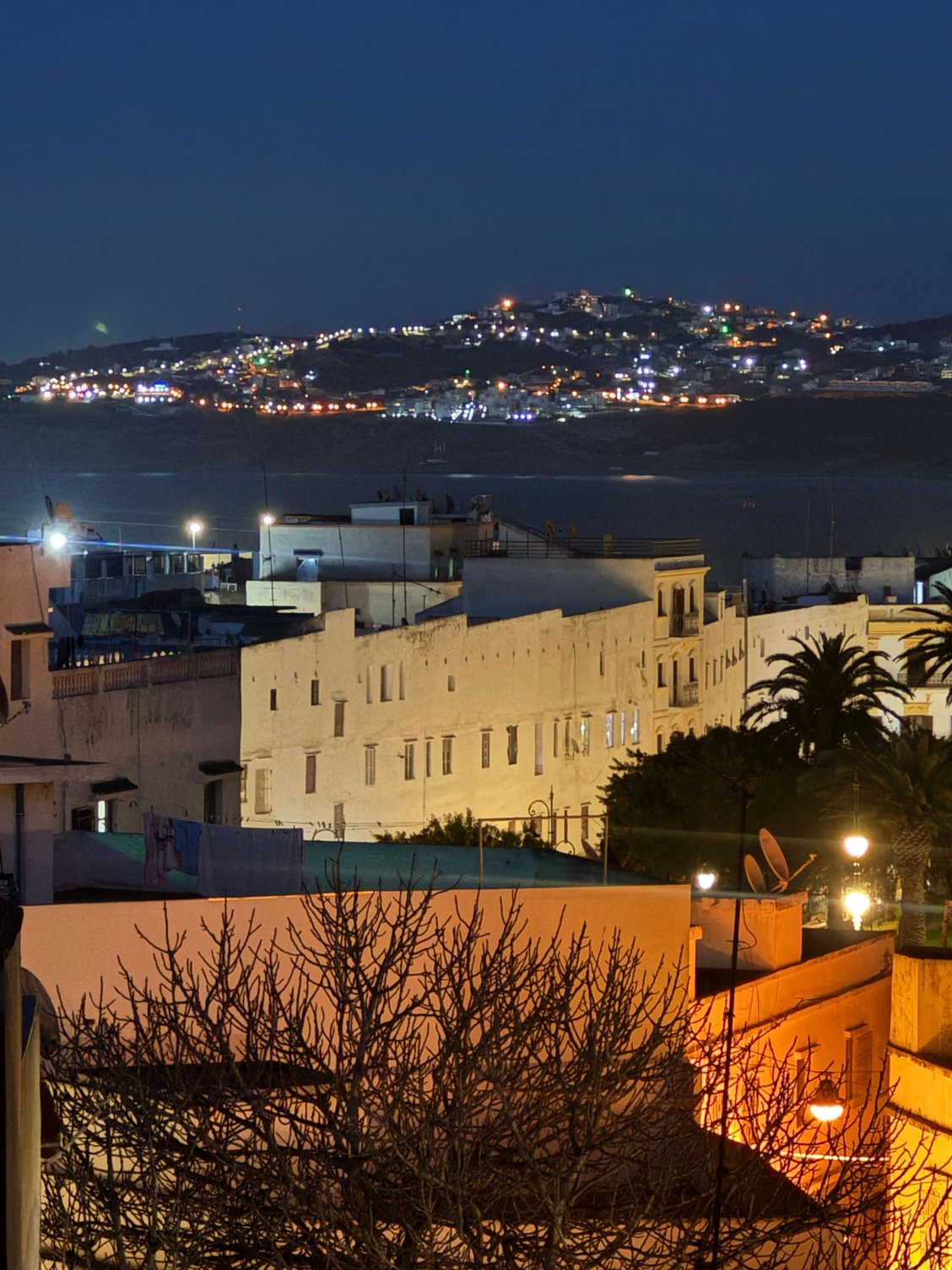 night shot from hotel