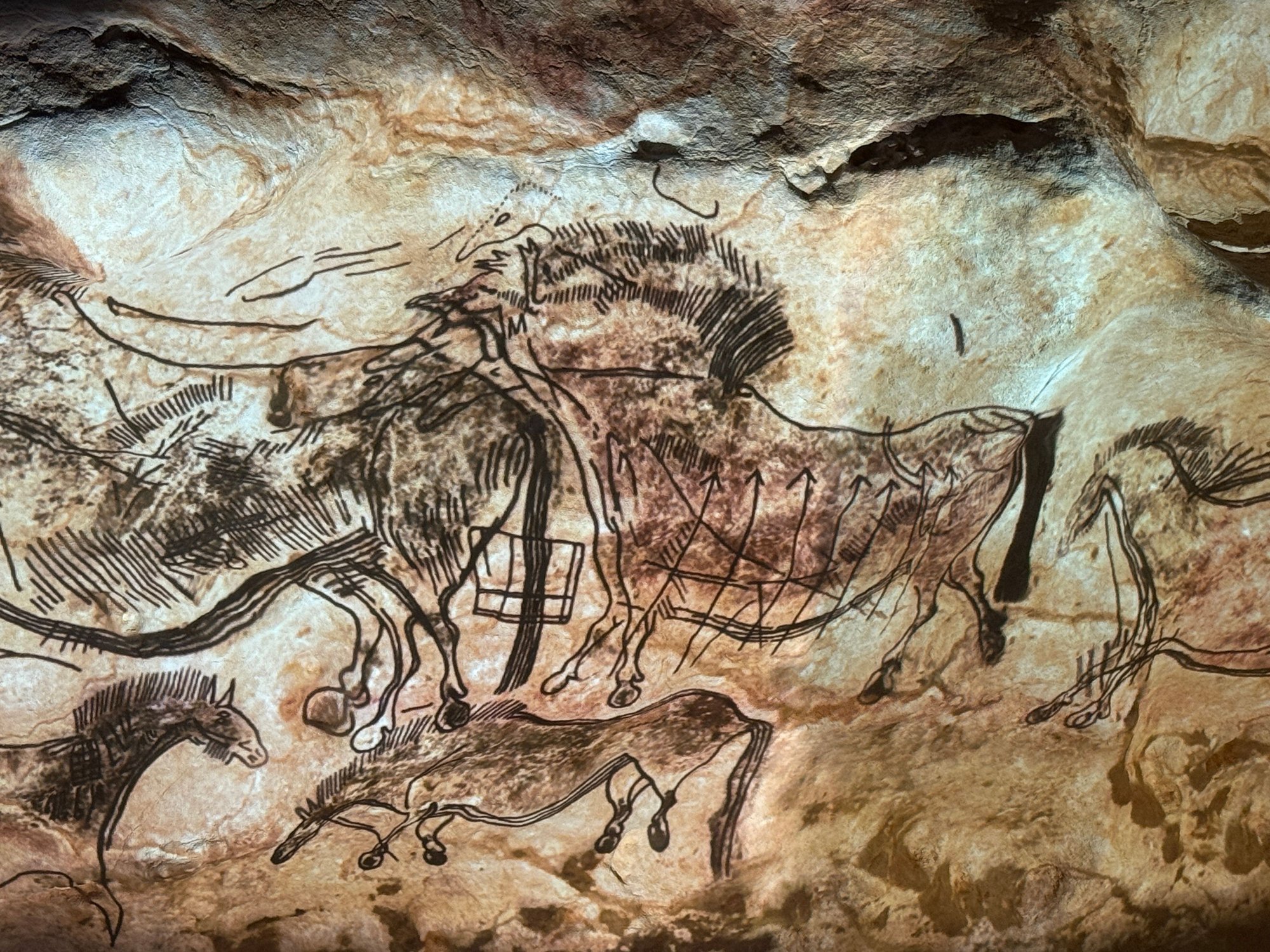 A lot of the drawings appeared to be overlayed