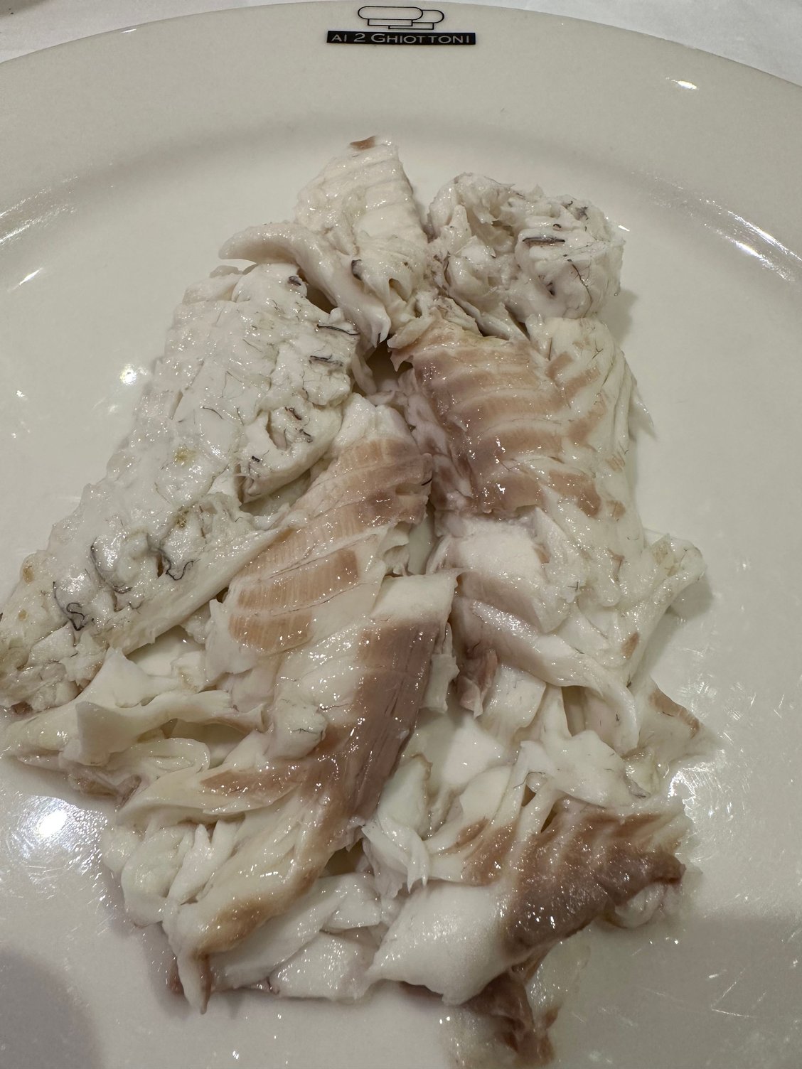 Exquisitely plan and exquisitely delicious orata alle sale