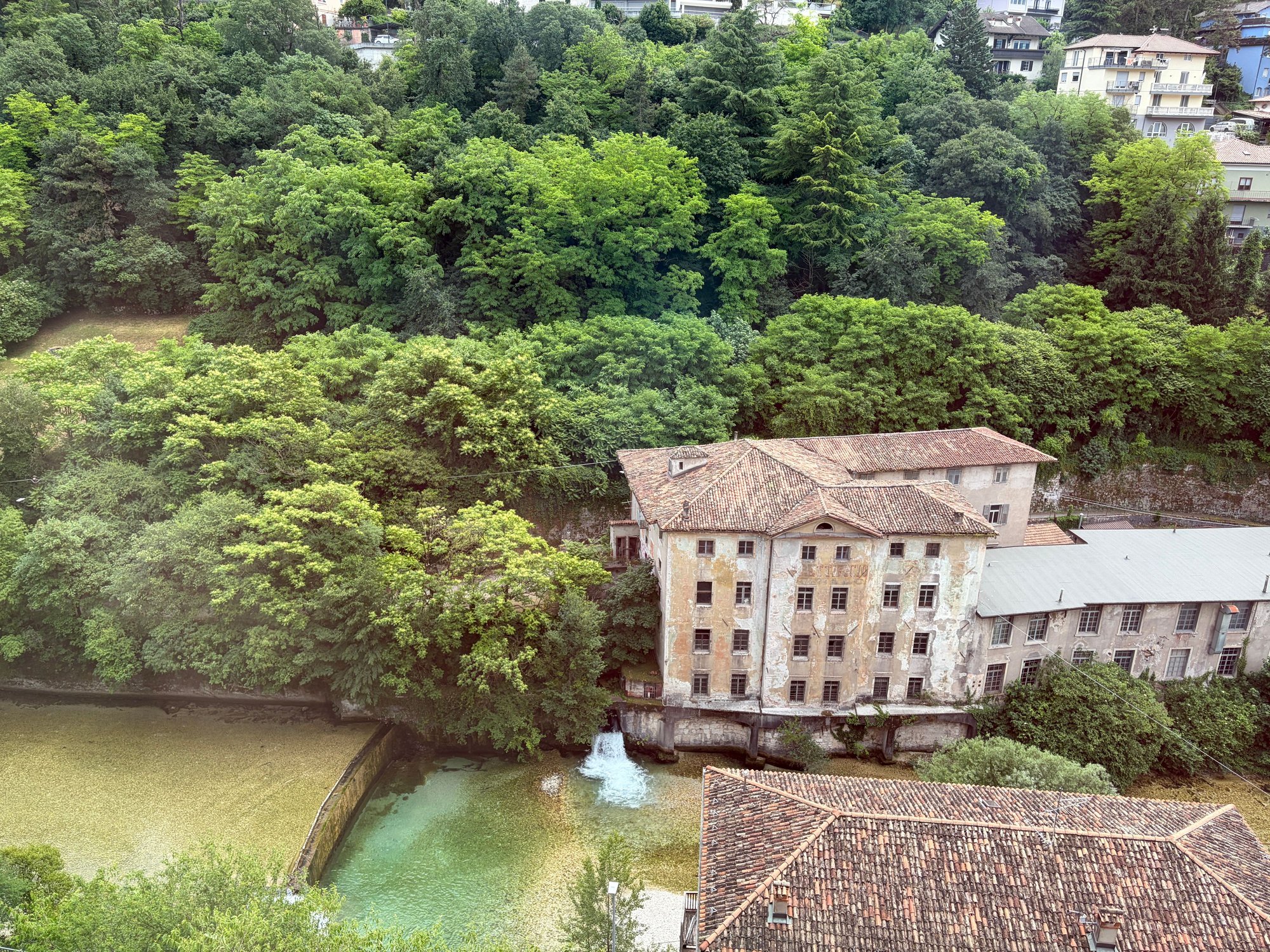 Views down to the river